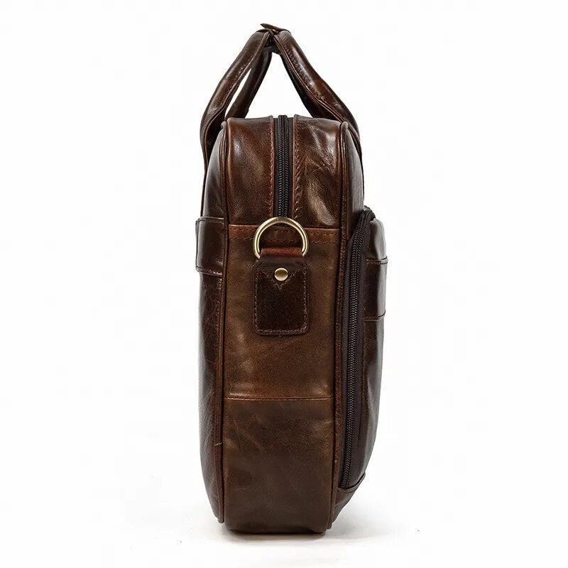 Executive Leather Briefcase Premium Vanity