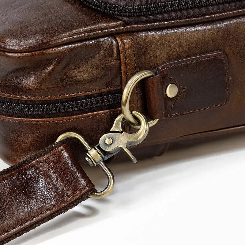 Executive Leather Briefcase Premium Vanity