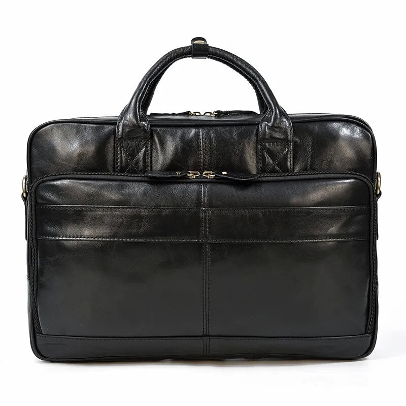 Executive Leather Briefcase Premium Vanity