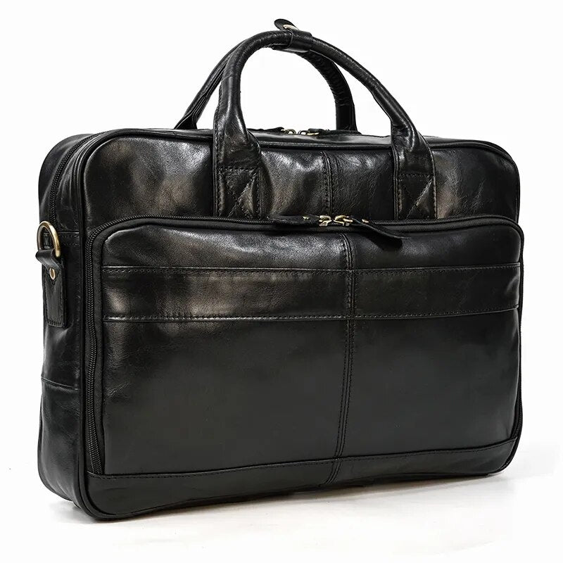 Executive Leather Briefcase Premium Vanity