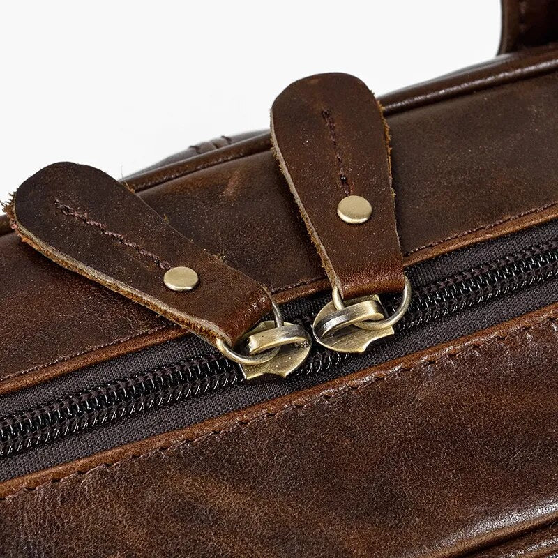Executive Leather Briefcase Premium Vanity