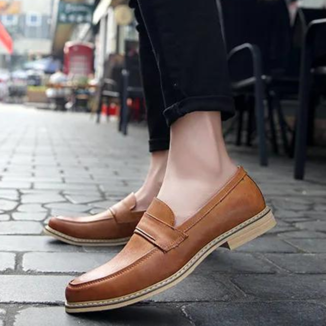 Salinas Men’s Genuine Leather Loafers