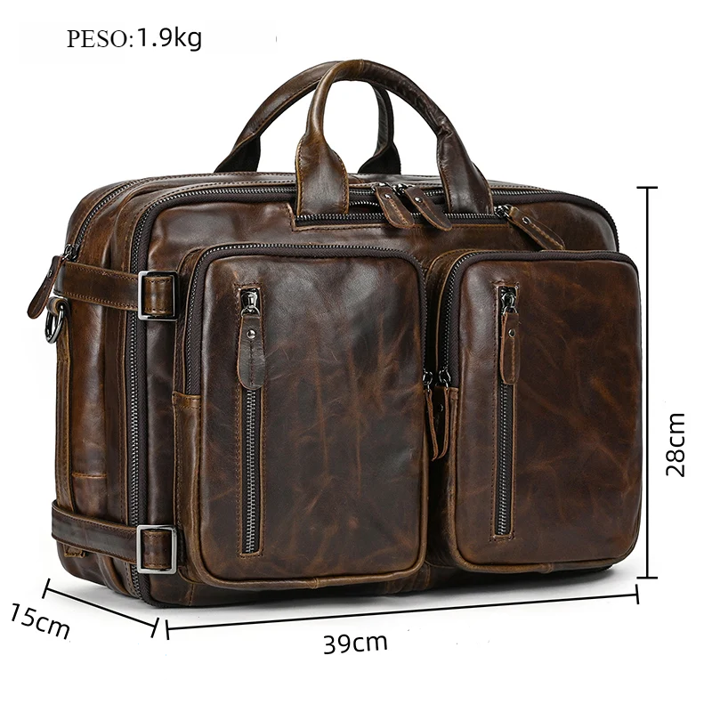 Executive Leather Milan Briefcase