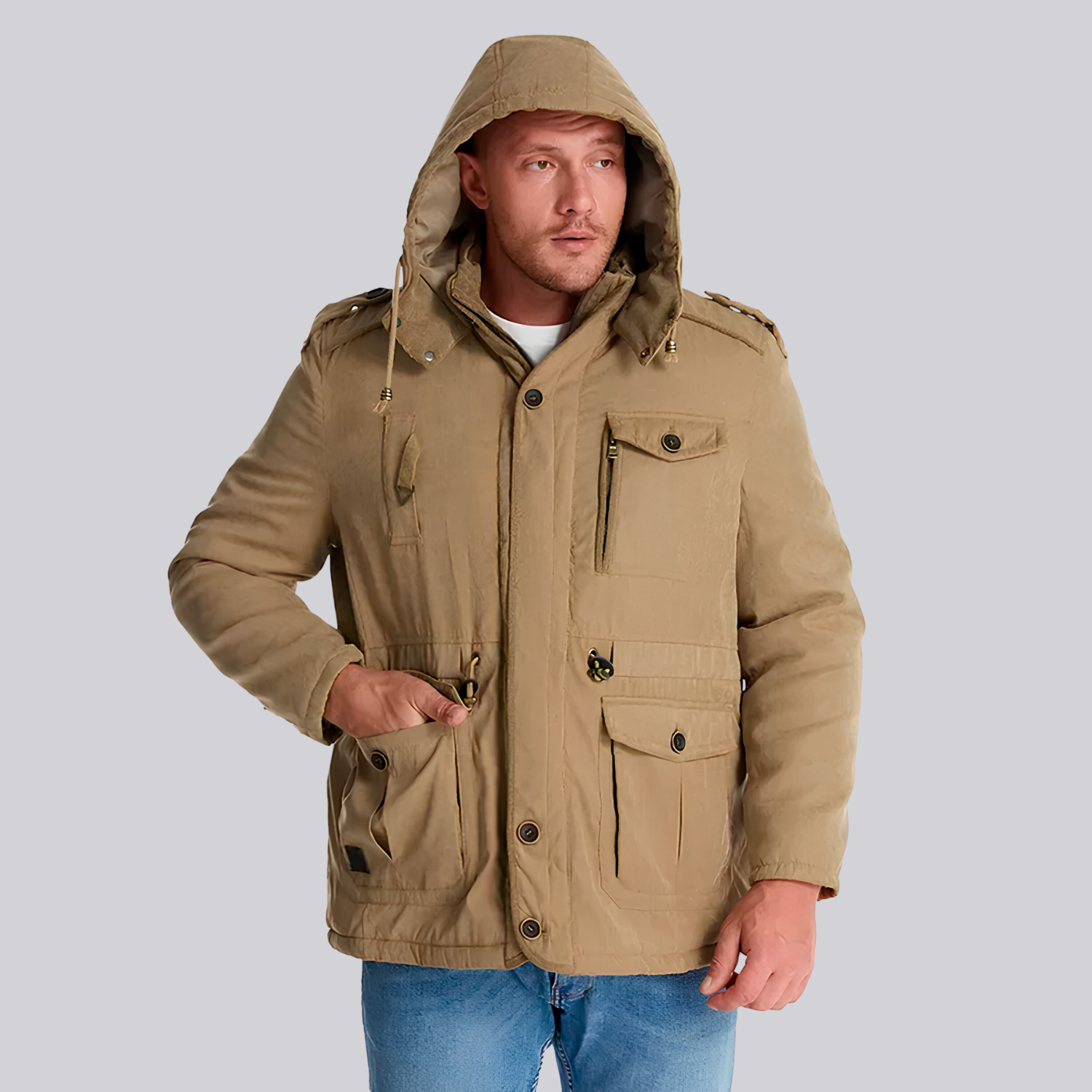 Forster Men’s Parka Jacket – Breathable Fleece