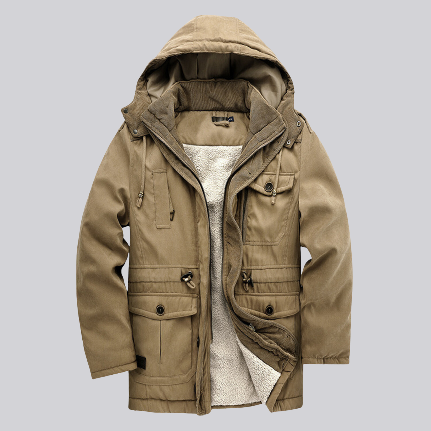 Forster Men’s Parka Jacket – Breathable Fleece