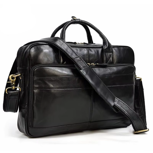 Executive Leather Briefcase Premium Vanity