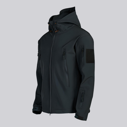 StrongHold Men’s Waterproof Jacket – Thermal Fleece-Lined Raincoat for Harsh Weather