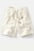 Brixton | Men Elasticated Drawstring Waist Wide Wale Corduroy Casual Shorts