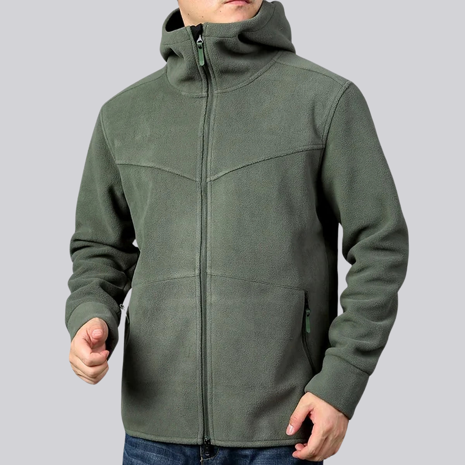 Men's Fleece Jacket Windproof Thermal Jackson
