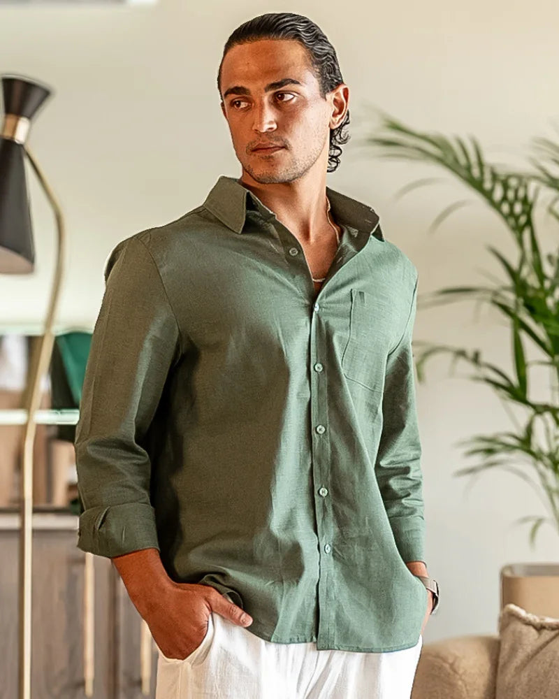 Cape Town 100% Linen Shirt