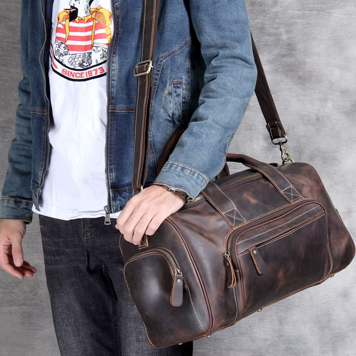 Genuine Leather Executive Travel Bag – Colorado