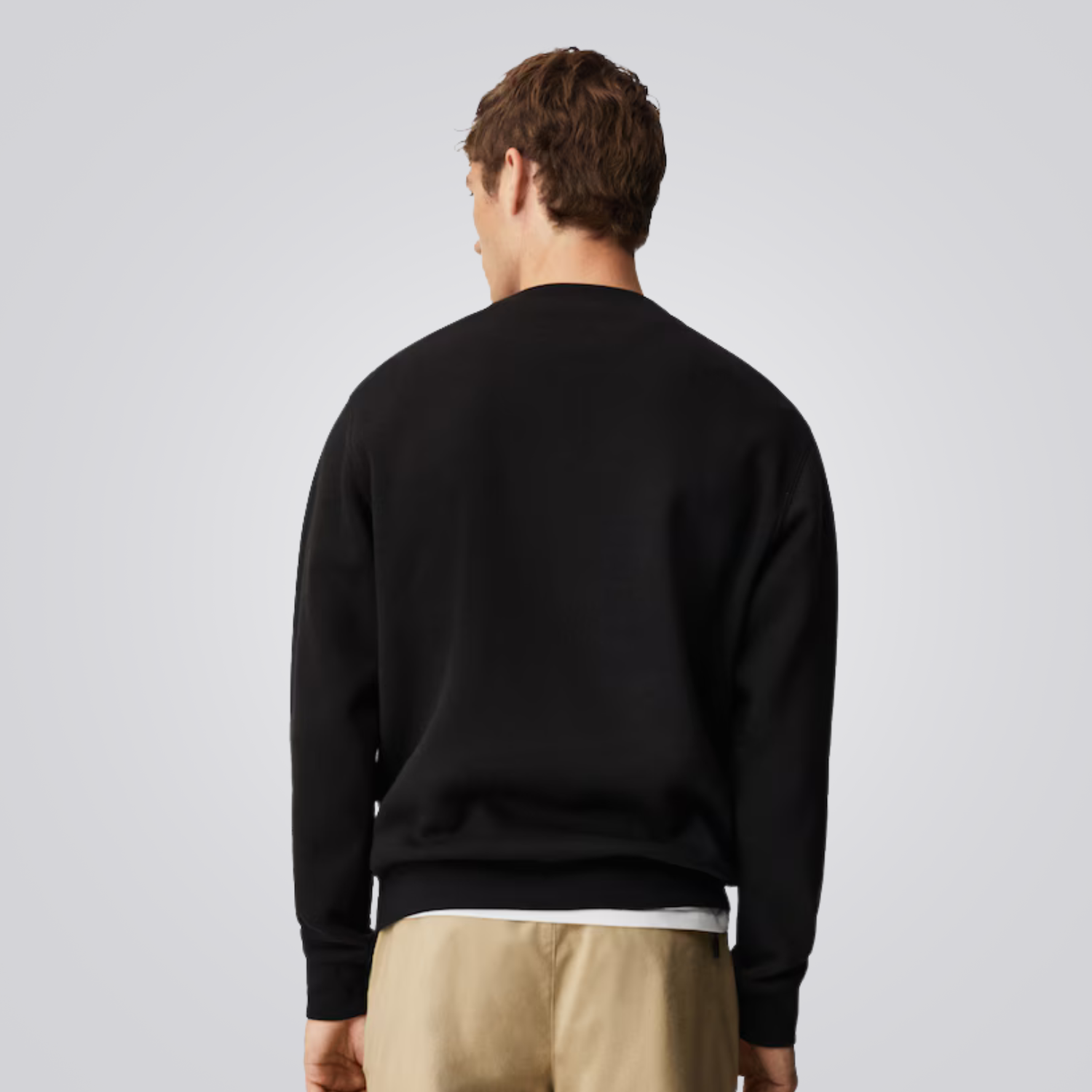Men's Cotton Blend Crewneck Sweatshirt Brighton