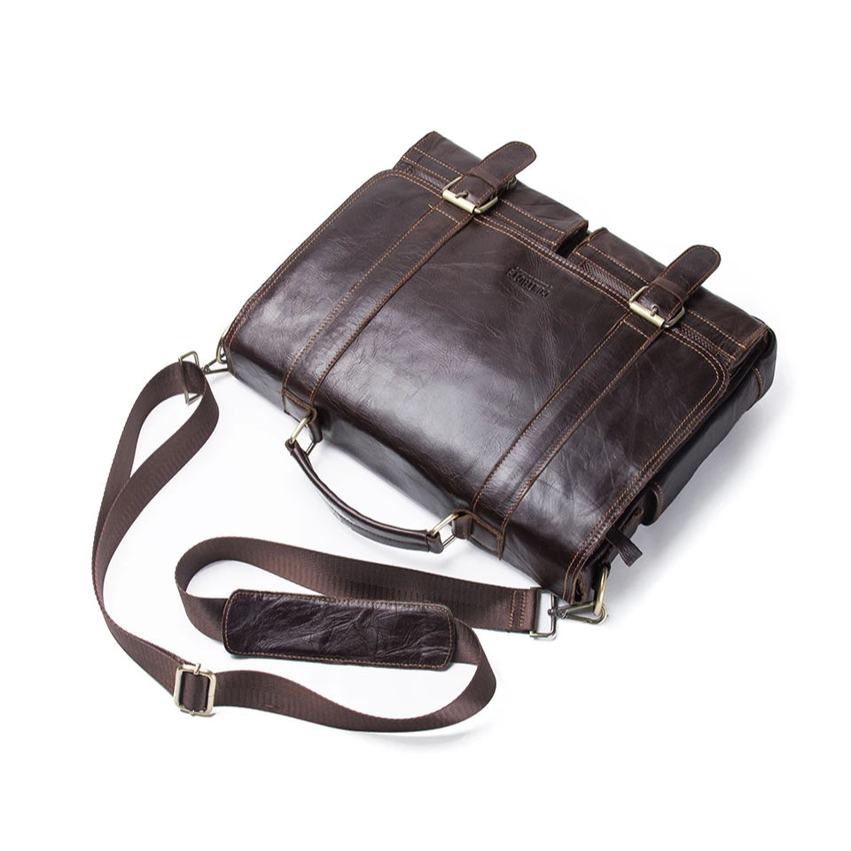 Premium Executive Leather Briefcase Montana