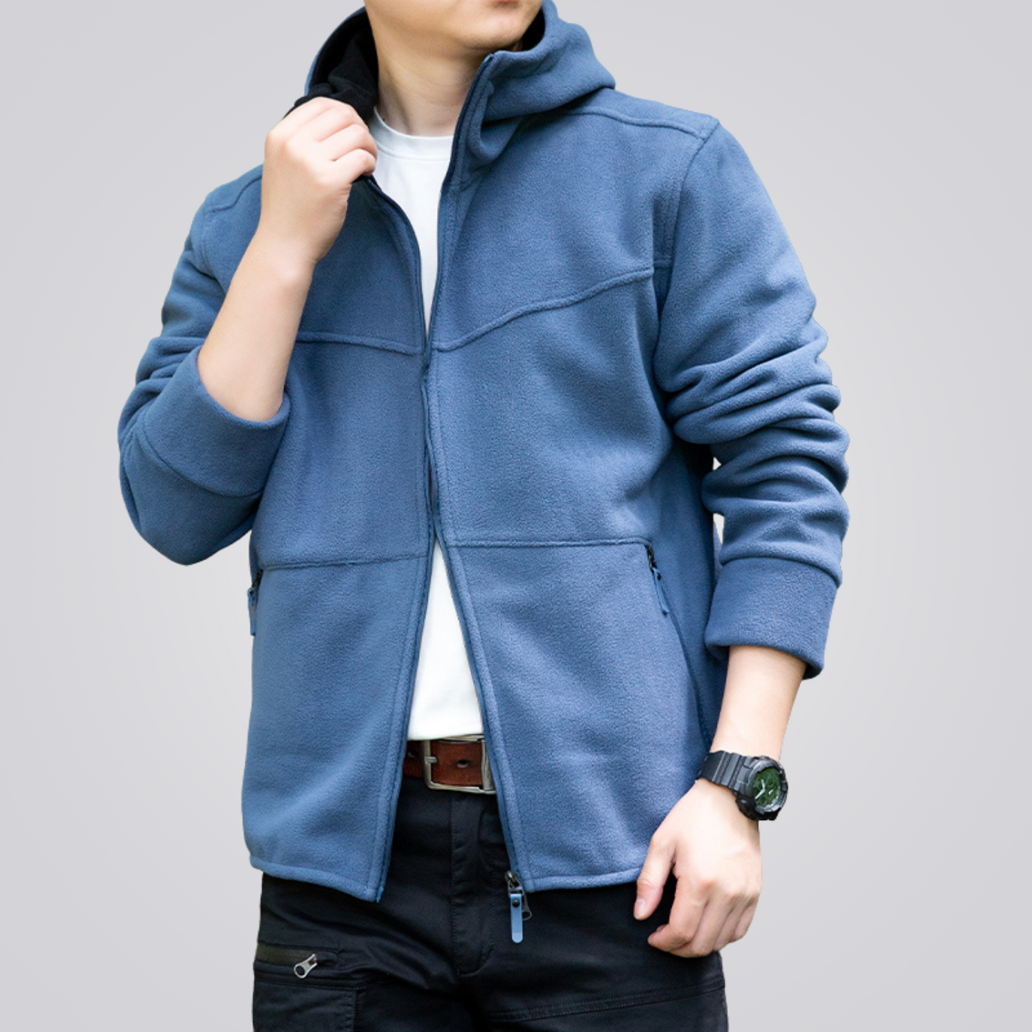 Men's Fleece Jacket Windproof Thermal Jackson
