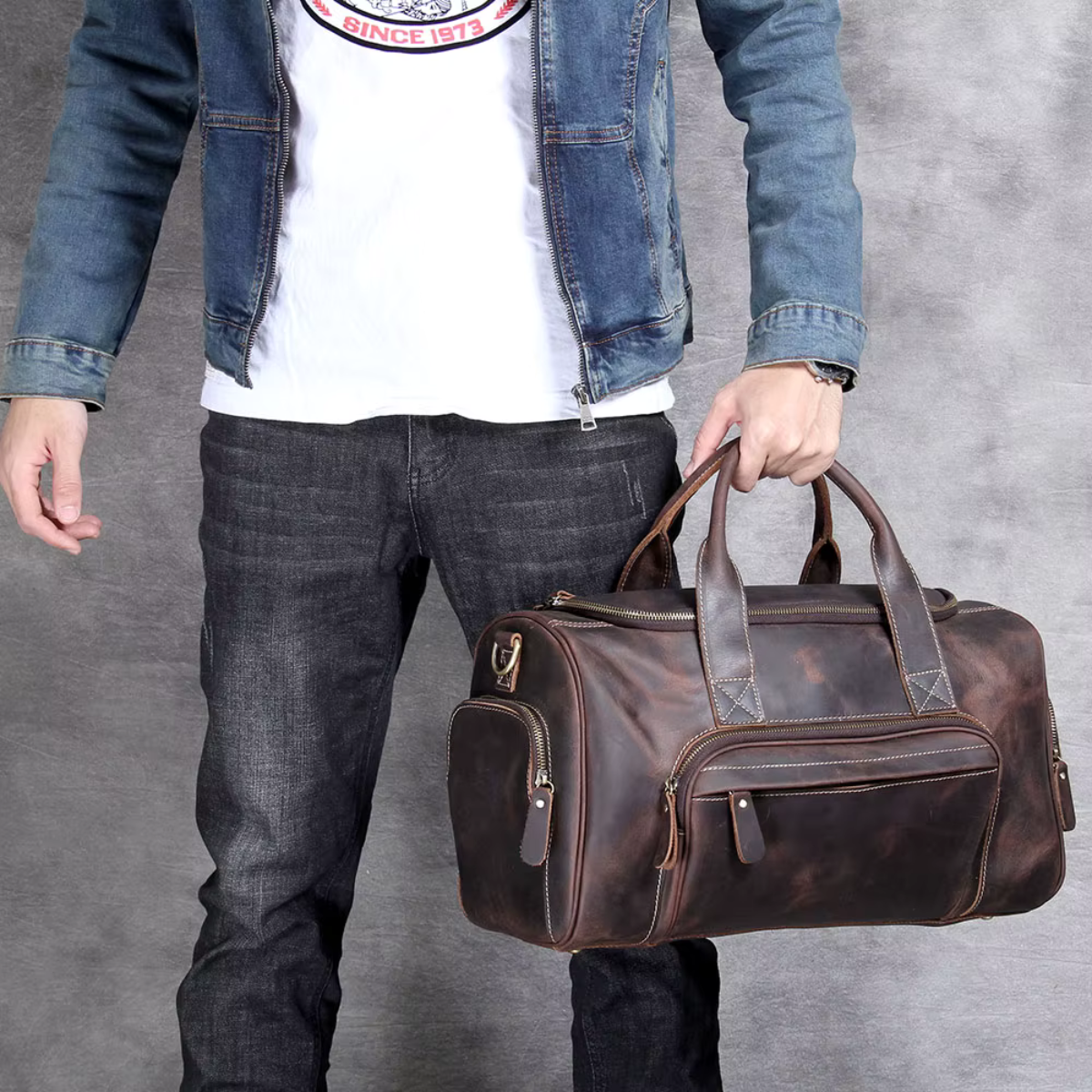 Genuine Leather Executive Travel Bag – Colorado