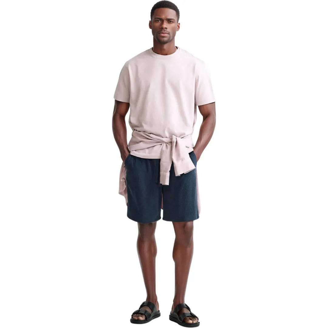 Linen Shorts Ibiza Blue Classic Hoger