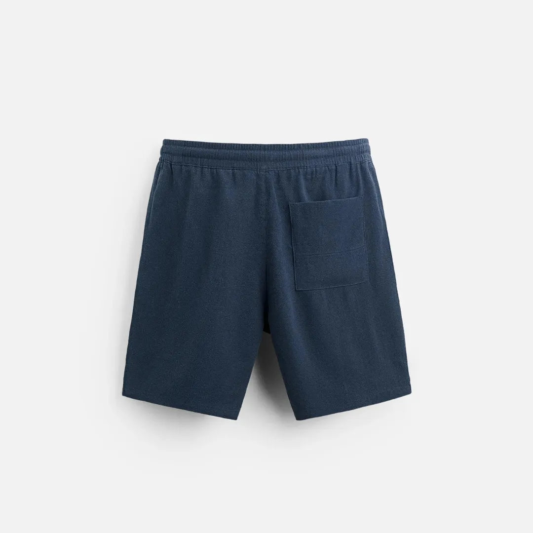 Linen Shorts Ibiza Blue Classic Hoger