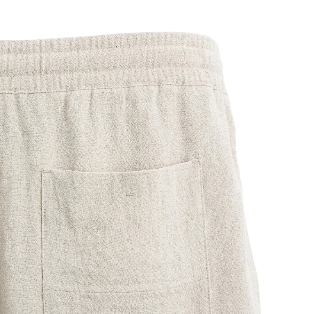Premium Linen Shorts Beige Forshaw
