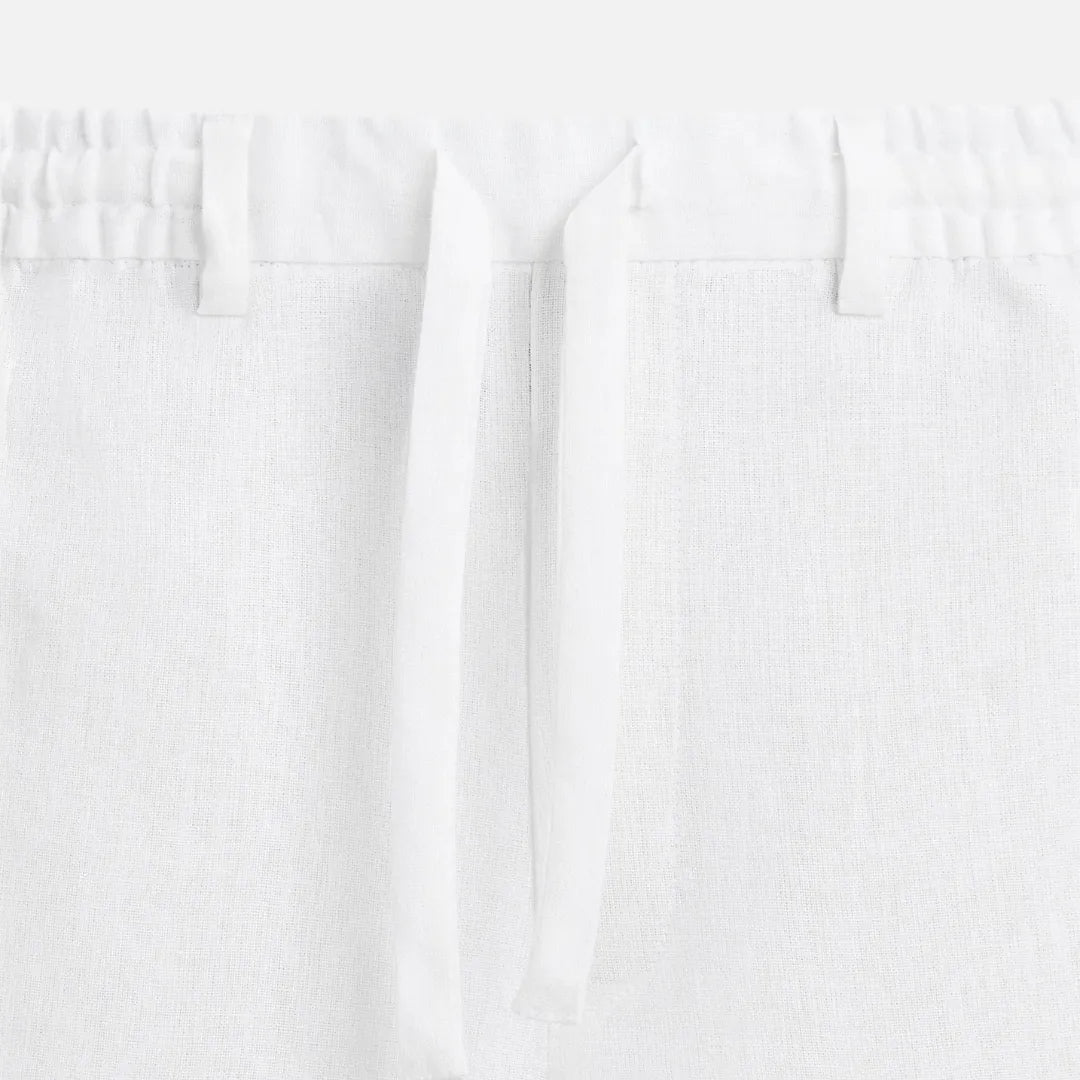 Linen Shorts Ibiza White For Men