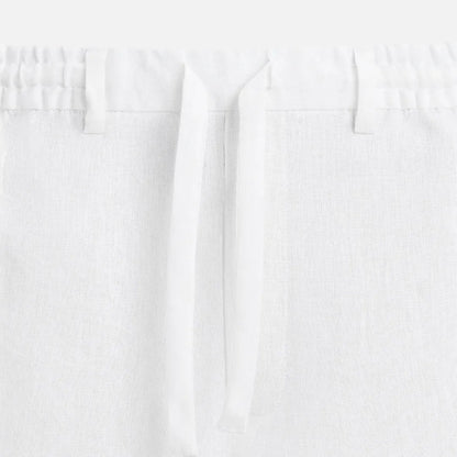 Linen Shorts Ibiza White For Men