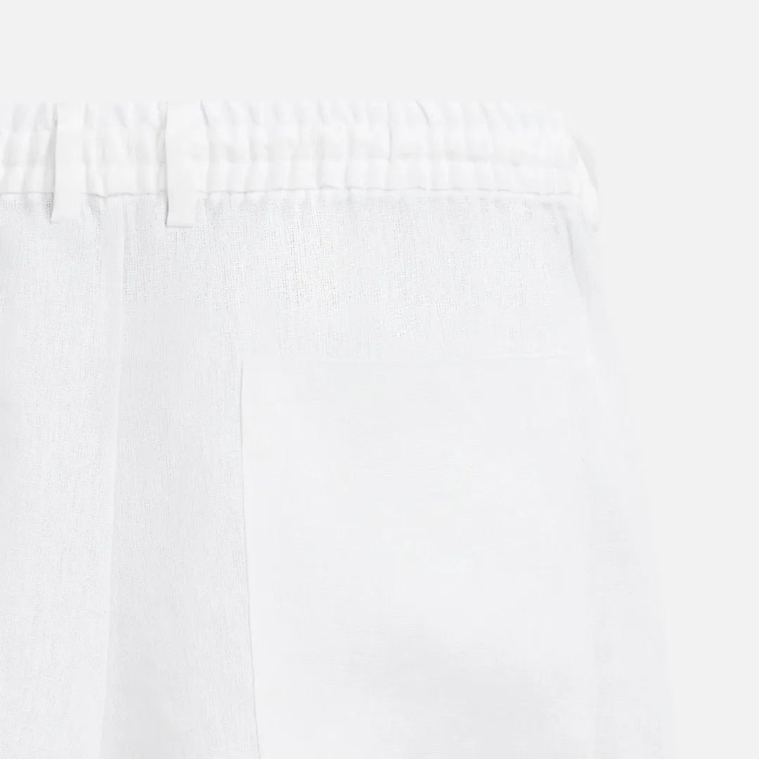 Linen Shorts Ibiza White For Men