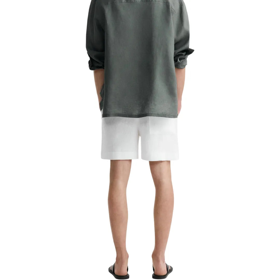 Linen Shorts Ibiza White For Men