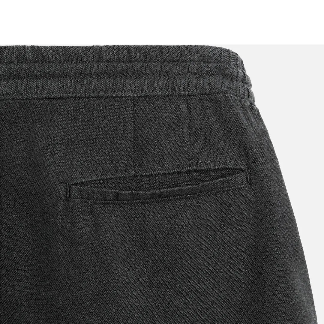 Linen Shorts Ibiza Black Summer