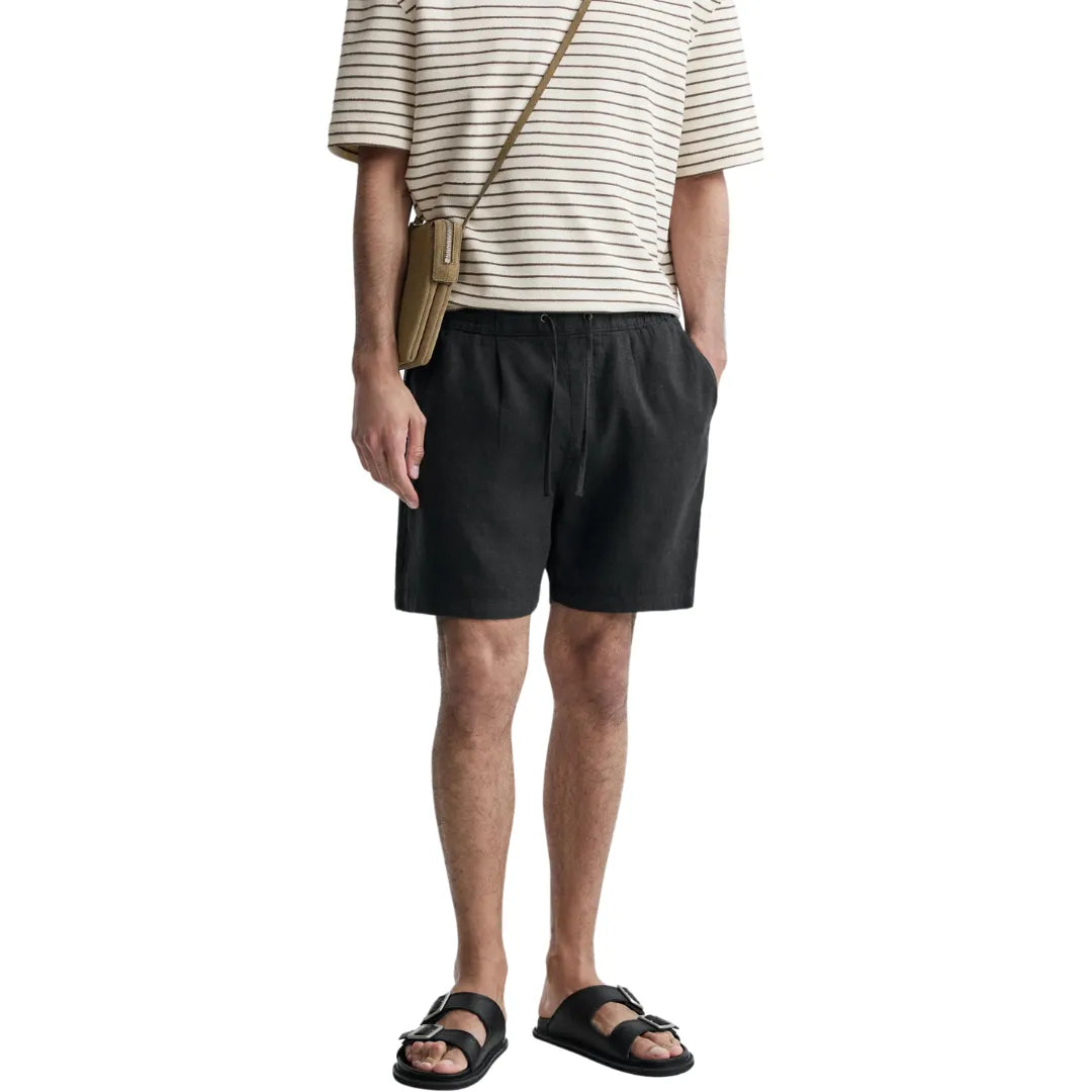 Linen Shorts Ibiza Black Summer