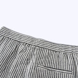Lyon Striped Linen Shorts for Men