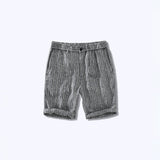 Lyon Striped Linen Shorts for Men