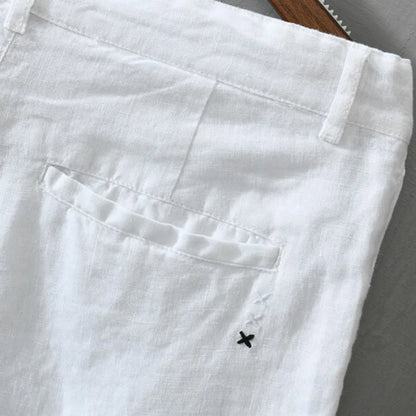 White Linen Shorts for Men – Toulouse