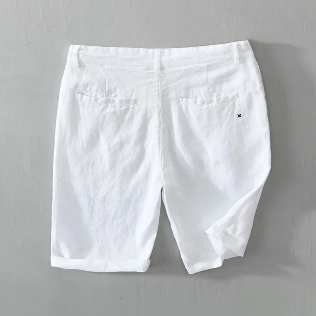 White Linen Shorts for Men – Toulouse