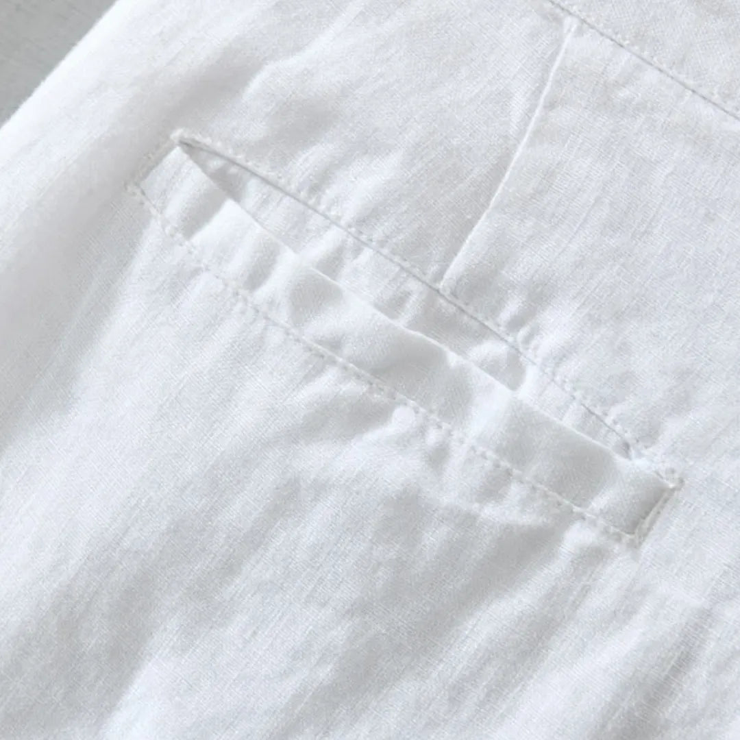 White Linen Shorts for Men – Toulouse