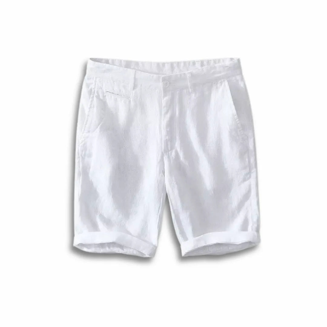 White Linen Shorts for Men – Toulouse