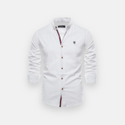 Men's Slim Fit Shirt Mandarin Collar James