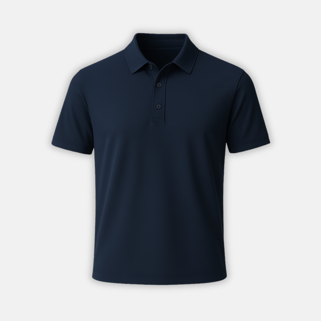 Elmander Cobalt Men’s Polo Shirt – Premium Cotton Stretch