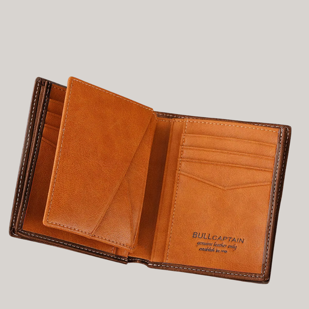 Men’s RFID Leather Wallet BullCaptain