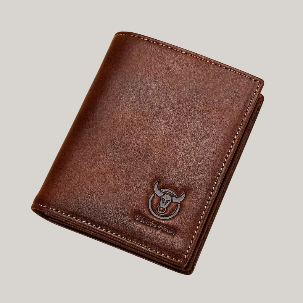 Men’s RFID Leather Wallet BullCaptain