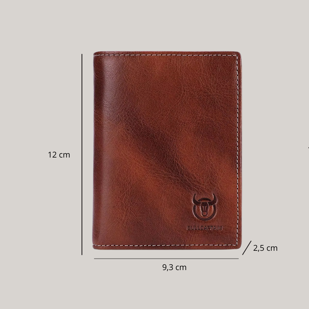 Men’s RFID Leather Wallet BullCaptain