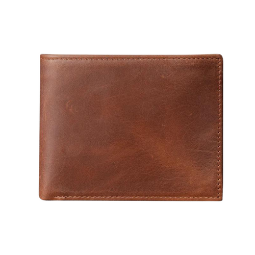 Cherry Minimalist Genuine Leather Pocket Wallet