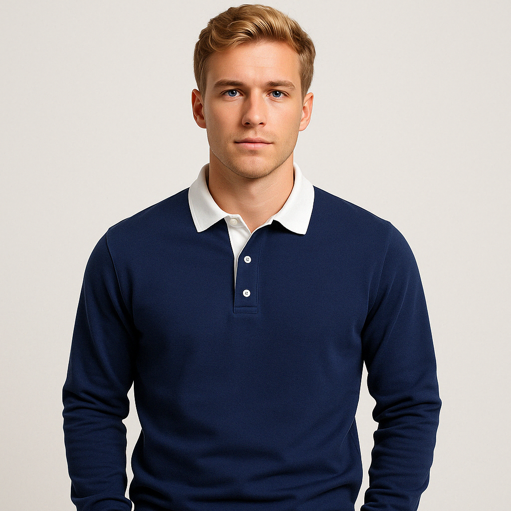 Men’s Long Sleeve Polo Shirt – Palermo