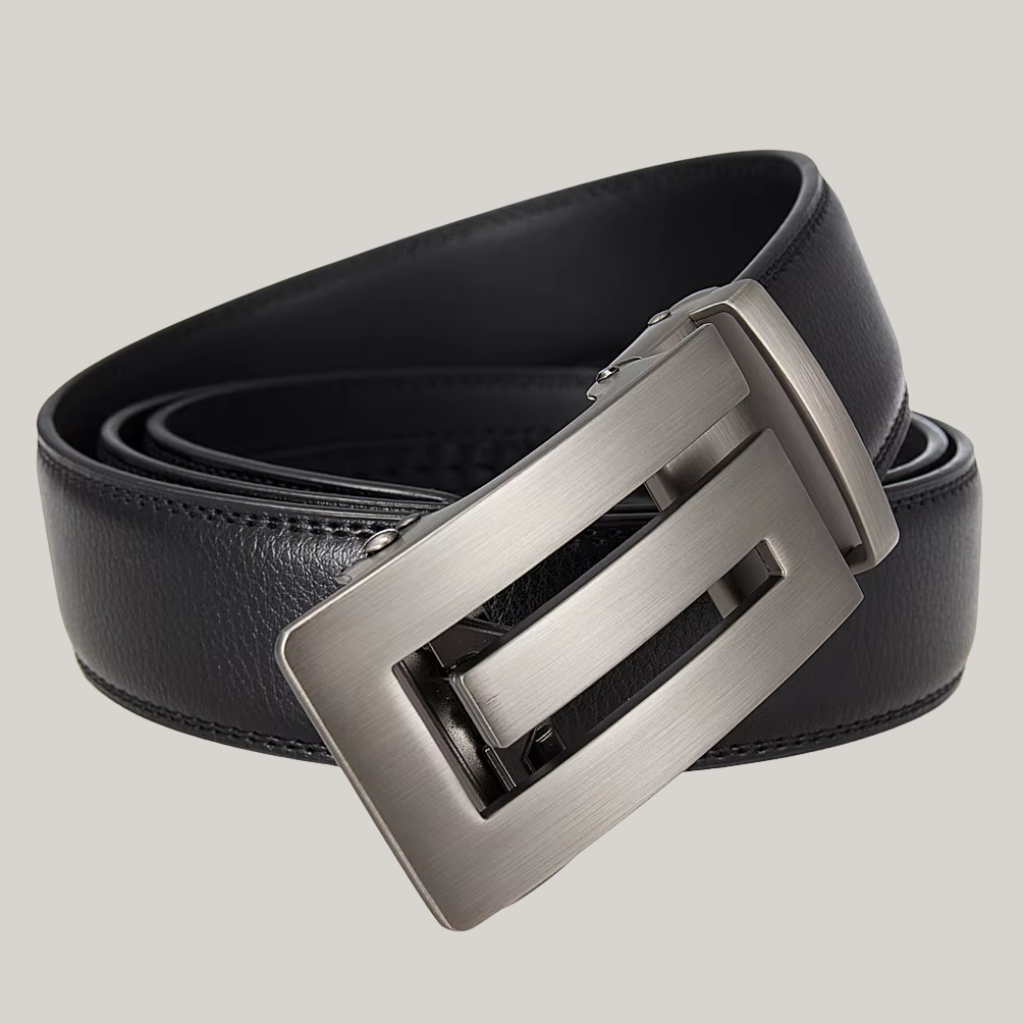 Men’s Leather Belt with Automatic Buckle – Ontario Collection