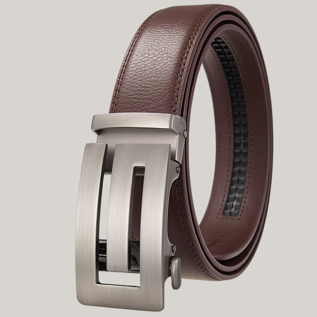 Men’s Leather Belt with Automatic Buckle – Ontario Collection