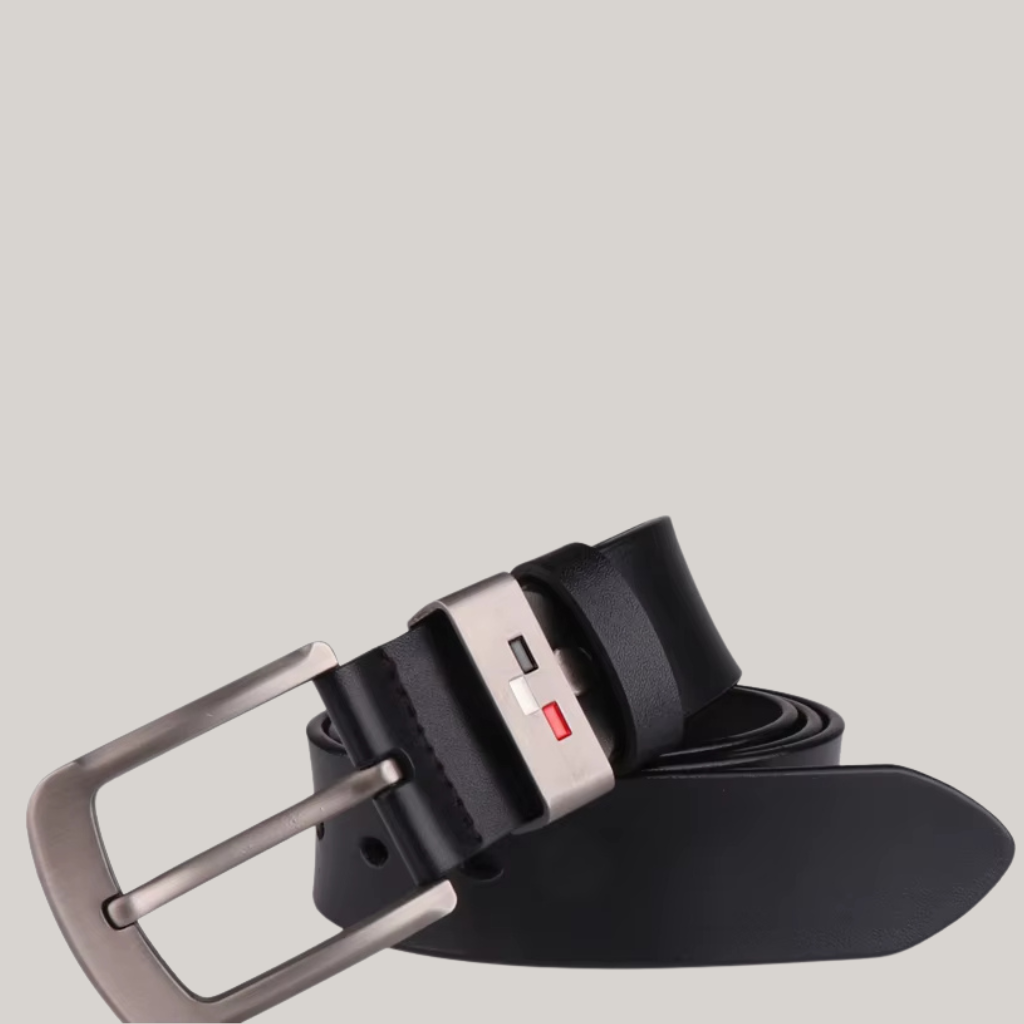 Colback Men’s Leather Belt with Frame Buckle