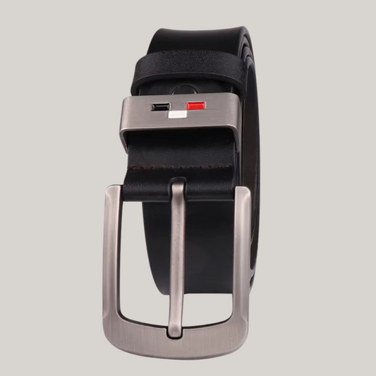 Colback Men’s Leather Belt with Frame Buckle