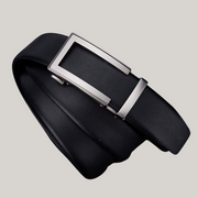 Saints Men’s Eco-Leather Belt with Ratchet Frame Buckle