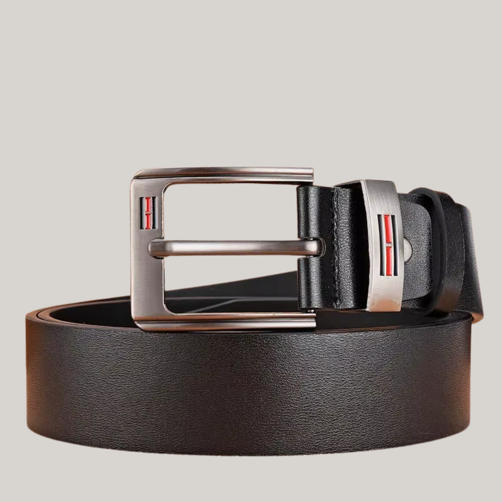 Men’s Leather Belt with Iron Buckle – Isven