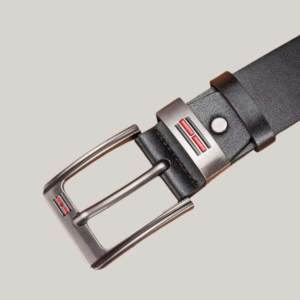 Men’s Leather Belt with Iron Buckle – Isven
