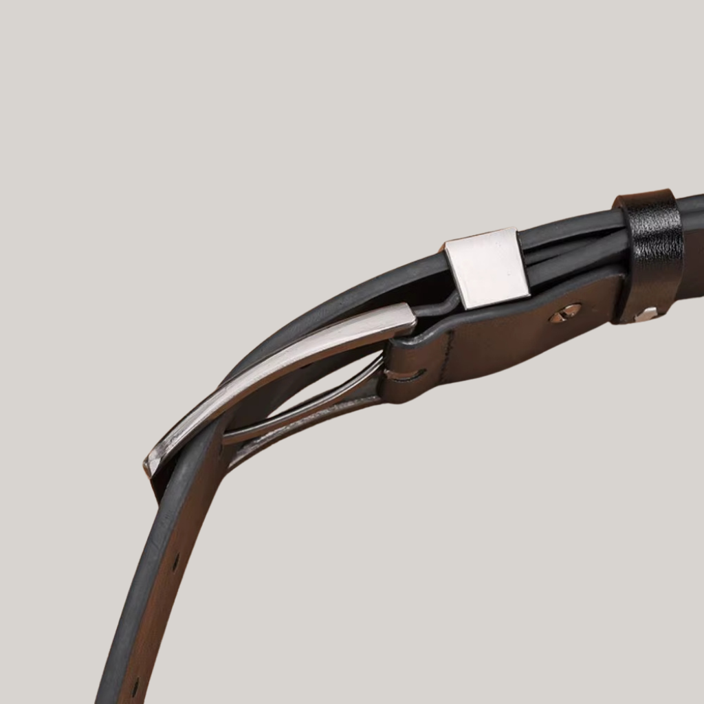 Men’s Leather Belt with Iron Buckle – Isven
