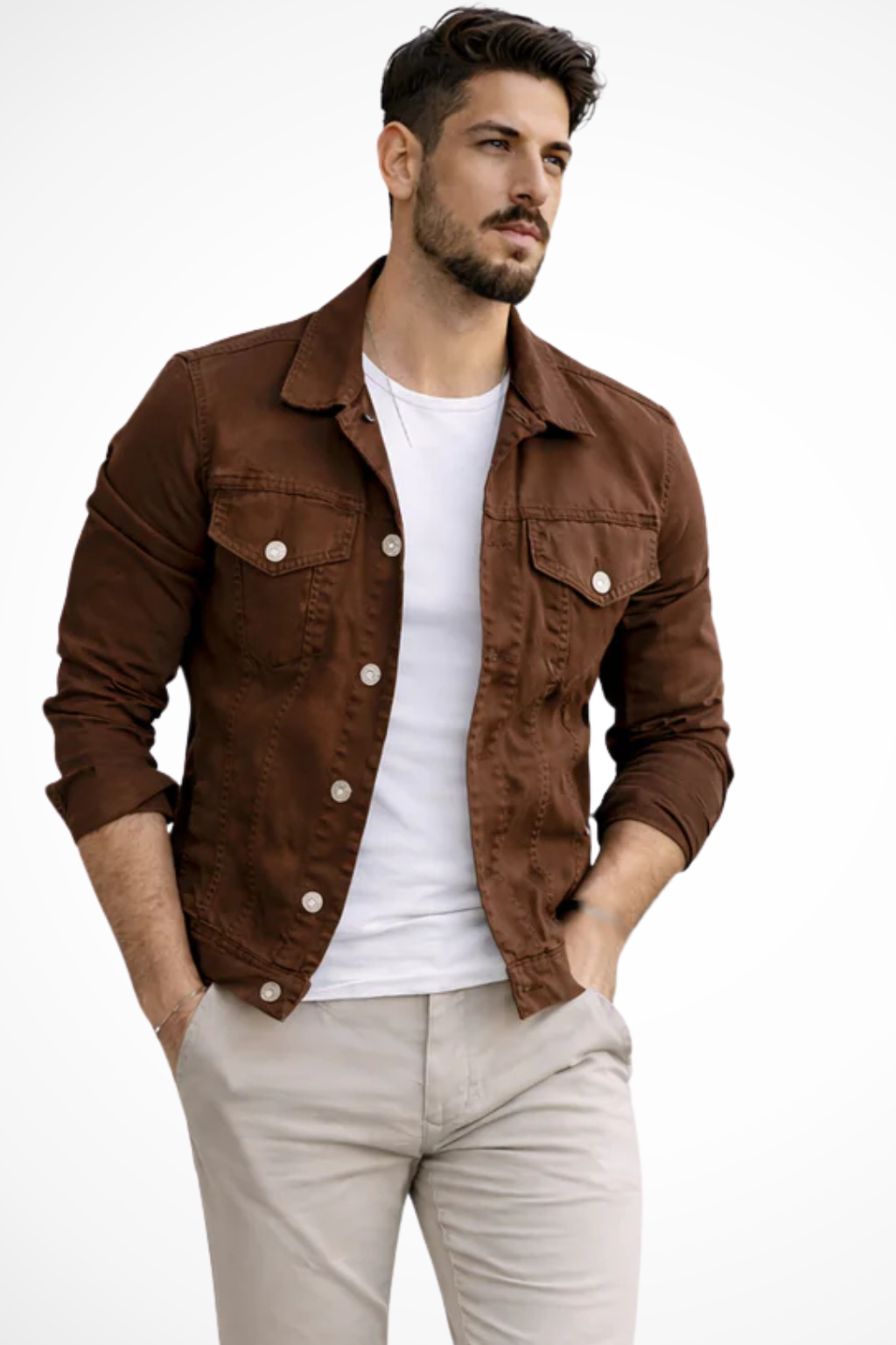 Brody | Men Relaxed Fit Multi Pocket Denim Jacket